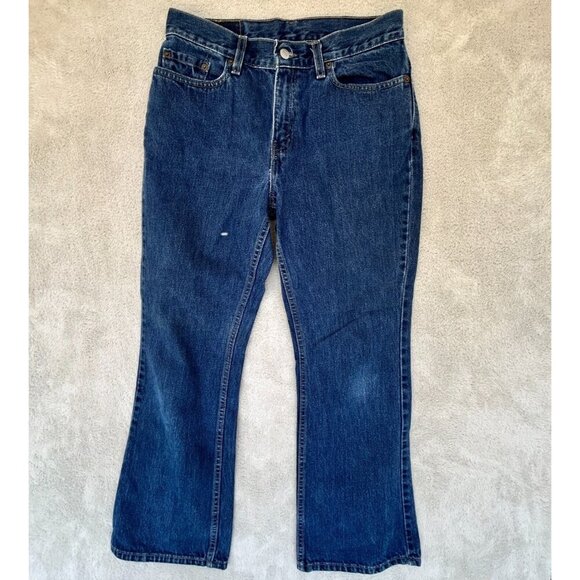 Vintage Levis 515 Boot Cut Lower Rise Jeans USA Made Womens 10 M PET 30" x 28" - Picture 1 of 11